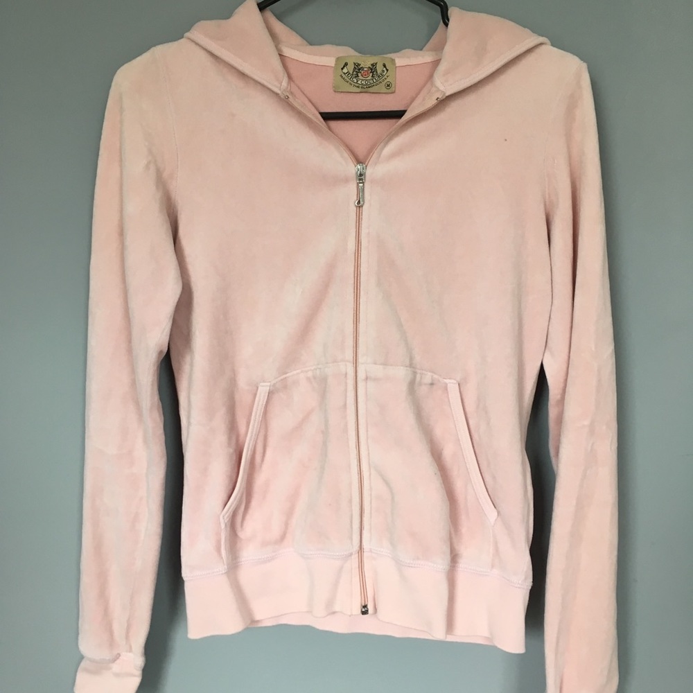 Juicy Couture Dusty Pink Velour Jacket